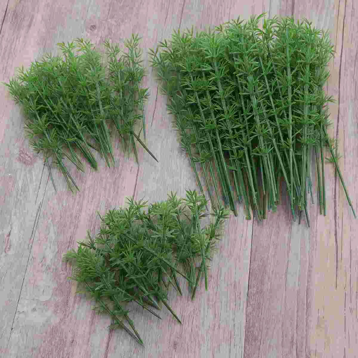 100 шт. модель аквариума дерево поезд пейзаж деревья DIY железная дорога зеленый