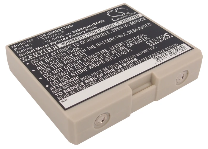

Medical Battery For GE 30344030 376-744-9 SCP 913/915/922 Hellige Defibrillator CardioServ SCP-913 SCP-915 SCP-922