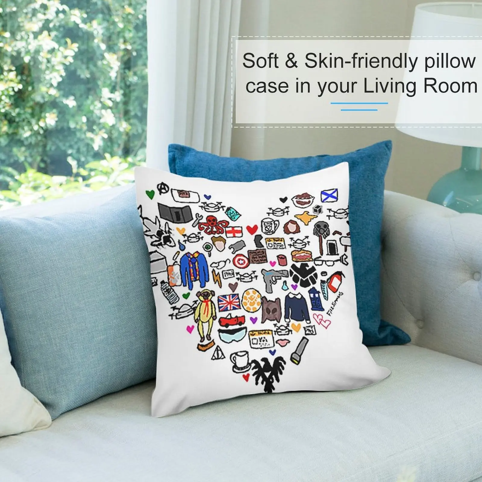 Декоративная подушка в форме сердца фитзсиммонс рождественские украшения для