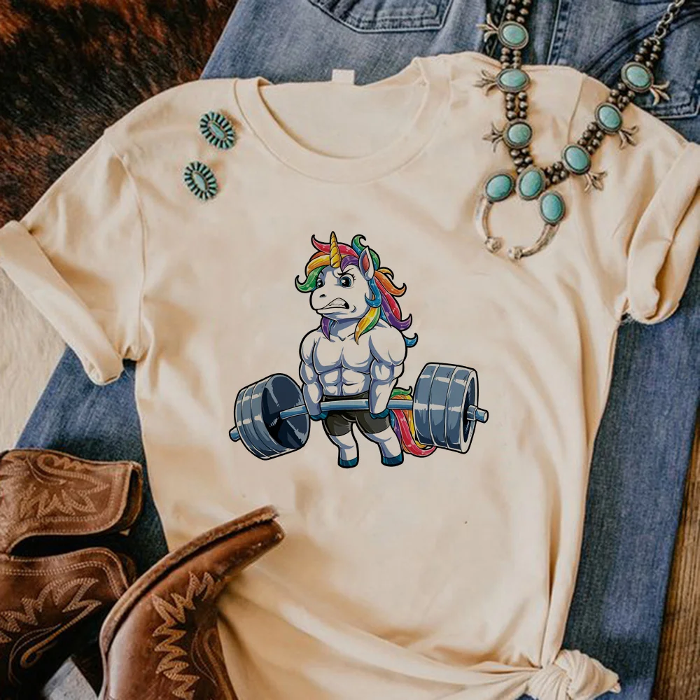 

Muscle t-shirts women designer Tee girl funny graphic clothes