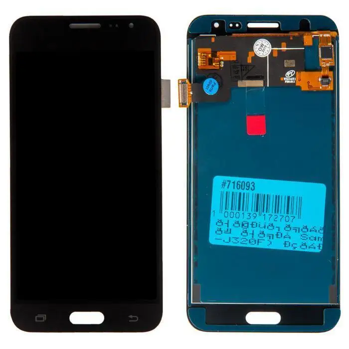 Дисплей в сборе с тачскрином ZeepDeep (модуль) для Samsung Galaxy J3 (SM-J320F) черный (2016) TFT.