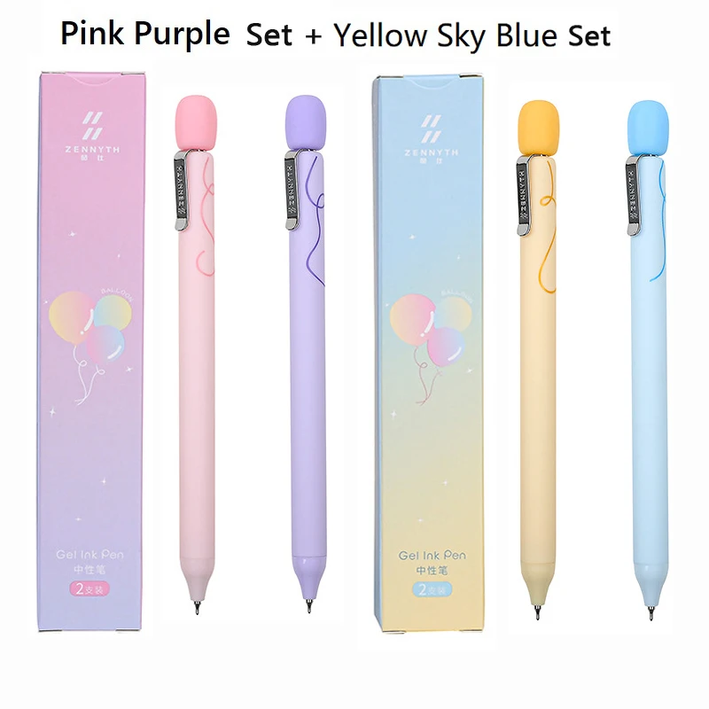 

Гелевые ручки Zoecor 4-цветные