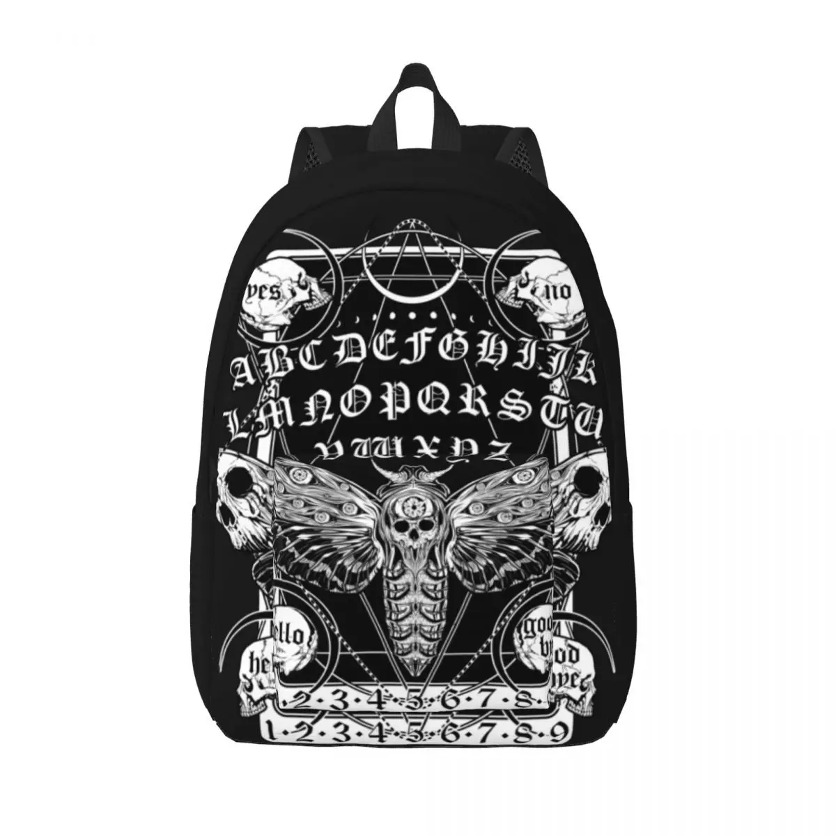 

Gothic Death Moth Backpack Spirit Skull Board Travel Backpacks Women Men Design Breathable High School Bags Xmas Gift Rucksack