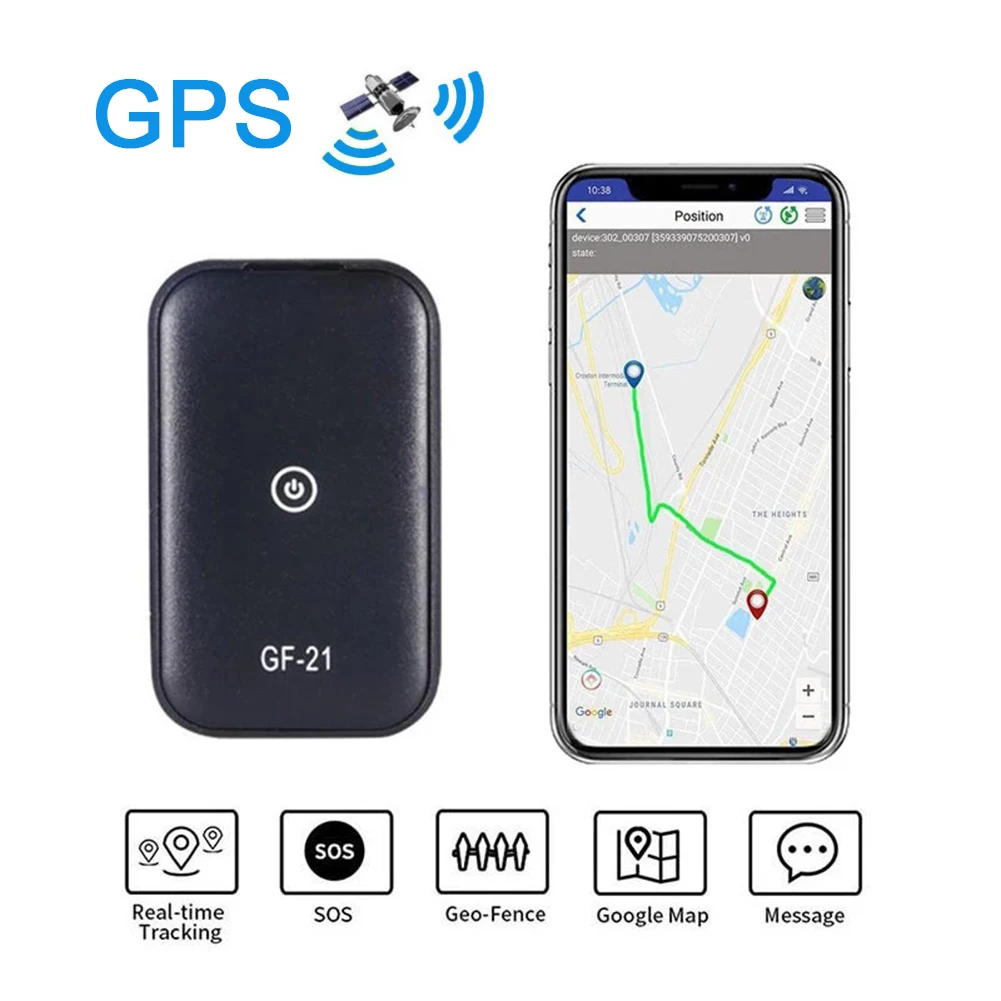 GF 09 19 20 21 22 Mini Car Tracker Magnetic Car GPS Locator Anti-Lost Recording Tracking Device Can Voice Control Phone Wifi LBS
