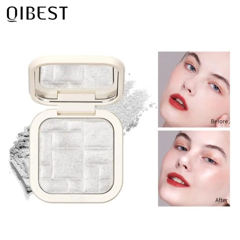 

4 Colors Mashed Potatoes Texture Diamond Sparkling Highlight Face Body Contour Brighten Highlighter Palette Shimmer Shiny Powder