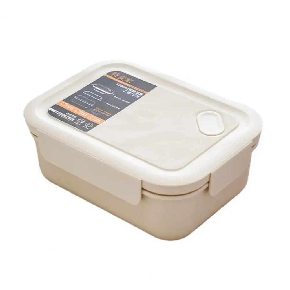 

1200ml Food Container Stylish Portable Fruit Food Lunch Container Heat-resistant Microwavable Bento Lunch Boxes