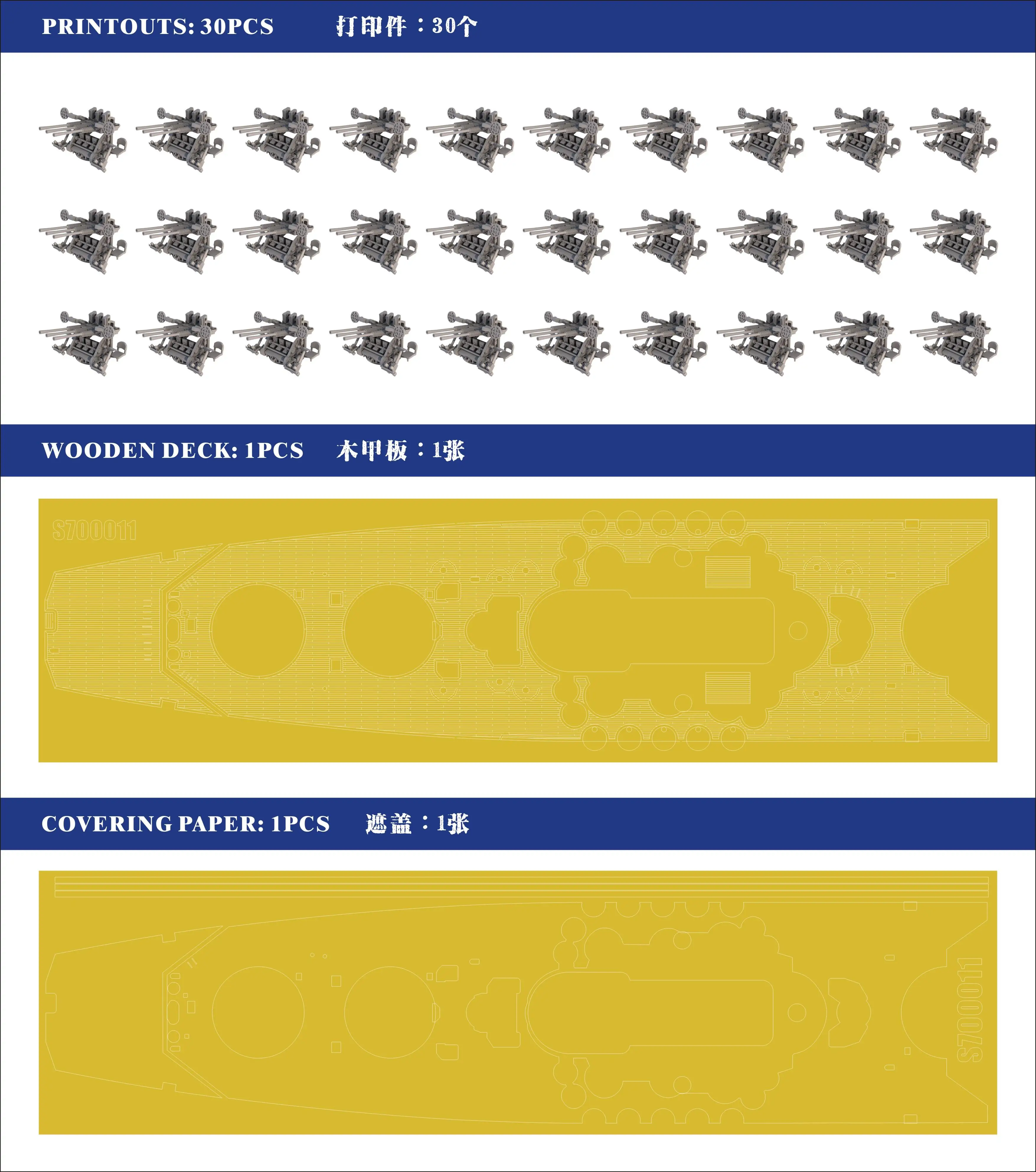 Shipyard S700011 масштаб 1/700 Второй мировой войны IJN BAttleship обновленные части для Tamiya Yamato