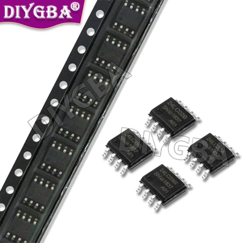 

10 шт. 24LC256-I/SN 24LC256I 24LC256 SOP-8 24LC256T-I/SN 24LC32A-I/SN 24LC32 24LC32-I/SN 24LC32 24LC02BT-I/SN 24LC02BI SOP Chip