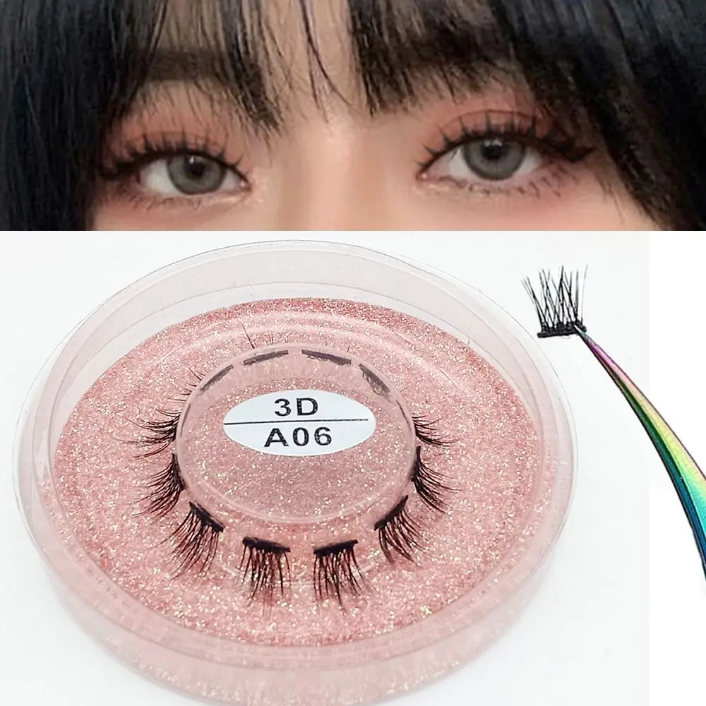 

Новинка, пушистые сегментированные ресницы Wispy, волшебные ресницы, натуральные длинные объемные ресницы, 1 пара