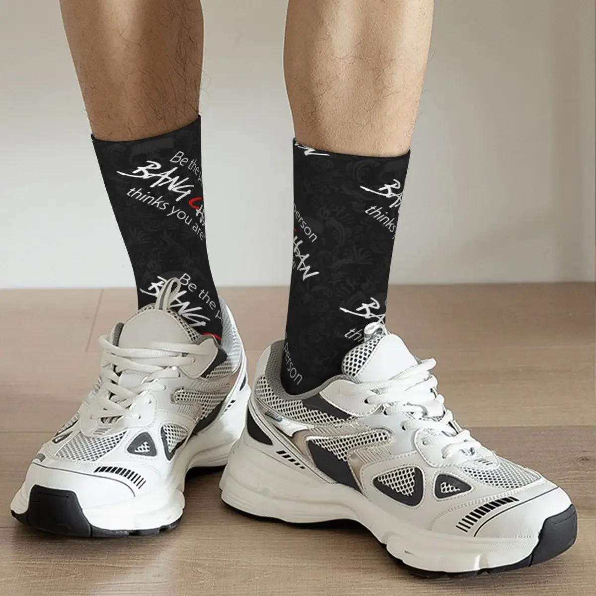 Мужские Компрессионные носки с принтом в стиле ретро