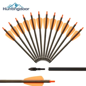 Стрелы для охотничьего лука, стрелы из хантингдорского арбалета, 7,5 дюйма, зерна 100, для стрельбы из лука, охоты, углеродные, для спорта на открытом воздухе, 6 шт.12 шт.24 шт.