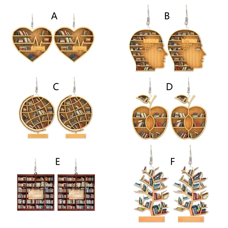 

Серьги-подвески N1HE в стиле ретро, библиотека, книжка, влюбленные, висячие серьги, разноцветные библиотекарские аксессуары, легкие акриловые...
