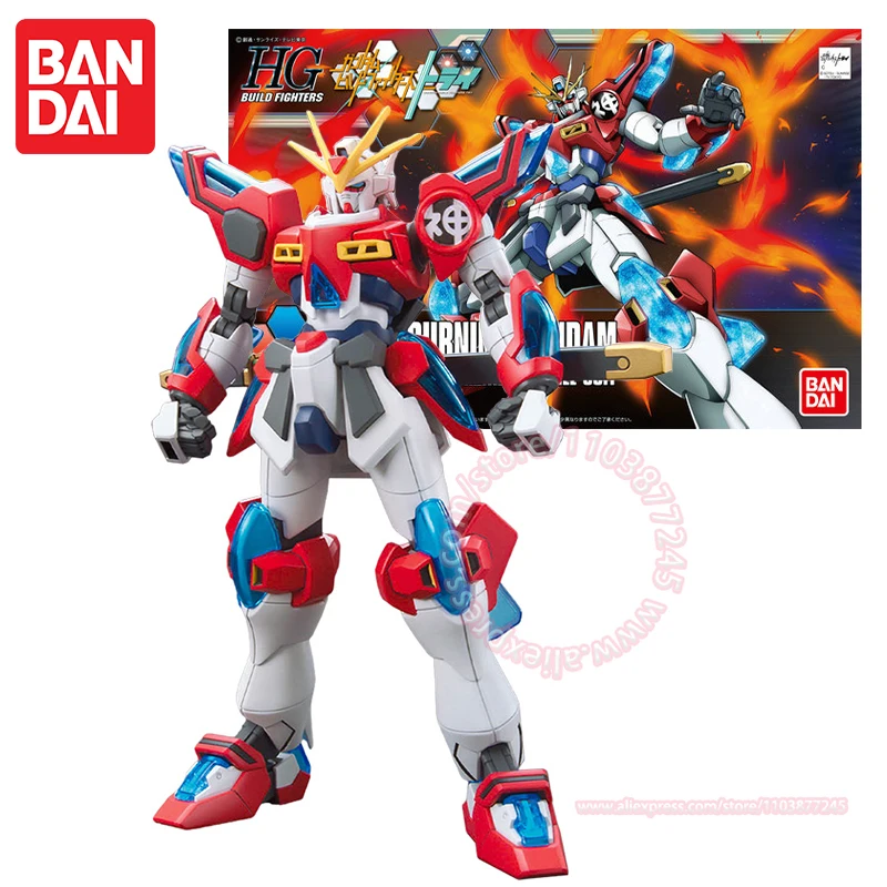 BANDAI HGBF 1/144 KAMIKI BURNING GUNDAM МОБИЛЬНЫЙ КОСТЮМ Собранная модель Детские игрушки Аниме