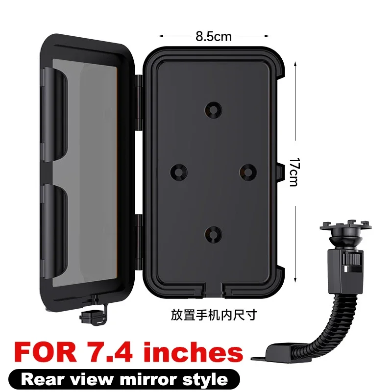 

Водонепроницаемый Держатель Для Телефона На Мотоцикл, Крепление Для Велосипеда, Скутера, Аксессуар Для Руля С Надежным Ремнем