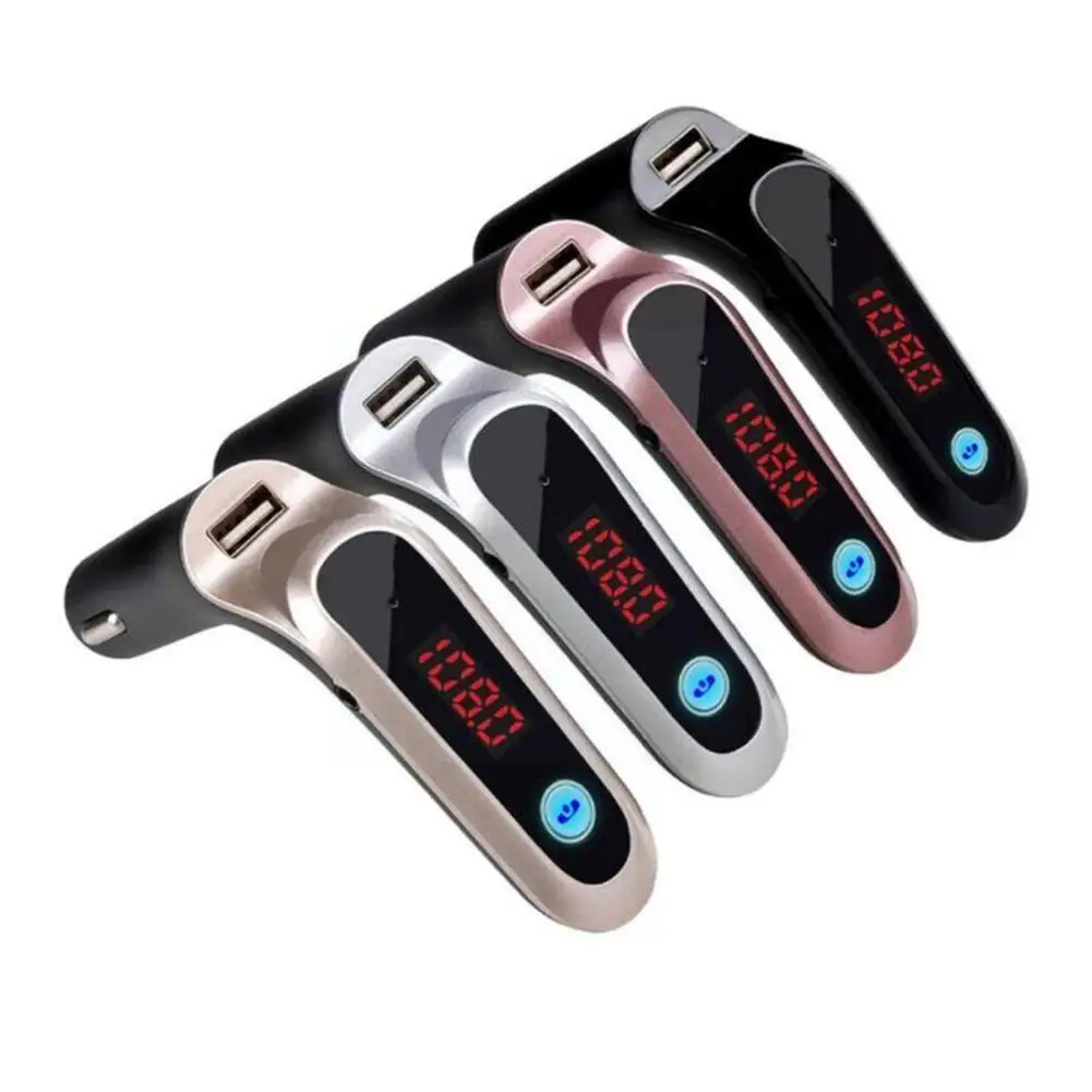 

Car MP3 Bluetooth Player FM Transmitter Support TF Car Mp3 Card Kit Wireless Bluetooth Player Charging Music Car I0U4
