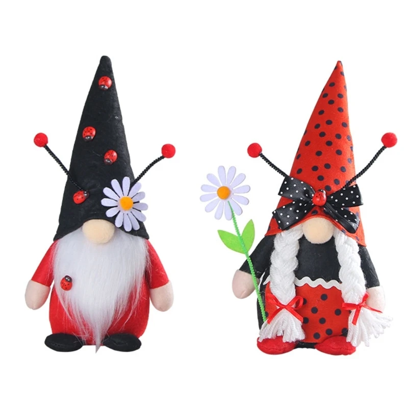 

Gnomes Halloween Decoration 2023 Spring Swedish Tomtes Scandinavian Figurine Ornament Kitchen Tiered Tray Decor