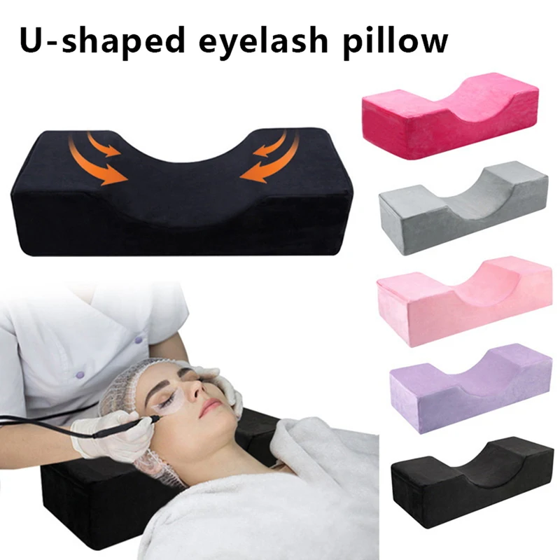 

Профессиональная подушка для ресниц, подушка для поддержки шеи, мягкая подушка для наращивания ресниц с эффектом памяти, подушка для наращивания ресниц с карманом