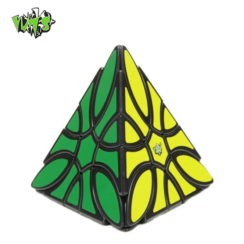

[Picube] Lanlan Curvy Pyramid Clover Magic Cube 3x3 Speed Puzzle Cubos Magicos Special 4 Sides Faces Twist Wisdom Educational