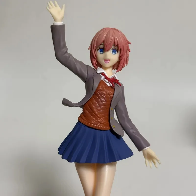 Фото Фигурка Моники из Doki Doki Literature Club, стоячая, в коробке, настольное украшение, коллекционная, для фанатов аниме и игр №3