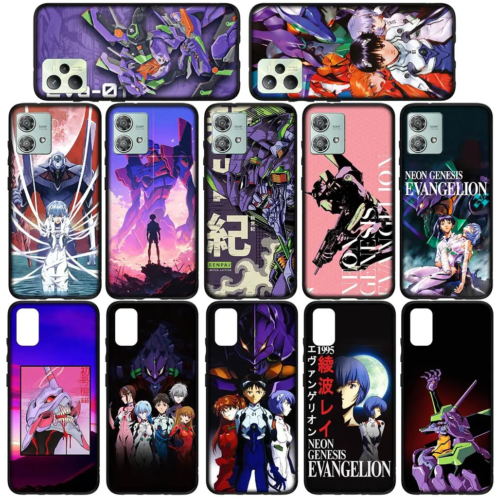 N-Neons G-Genesis E-Evangelions Phone Cover Casing for Xiaomi Redmi Note 13 13C A3 A3X Mi POCO F6 F5 X6 Pro 5G 4G Soft Case