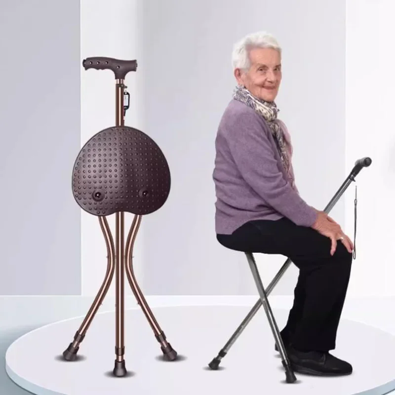 Сверхлегкий табурет из алюминиевого сплава складной твердый для пожилых людей