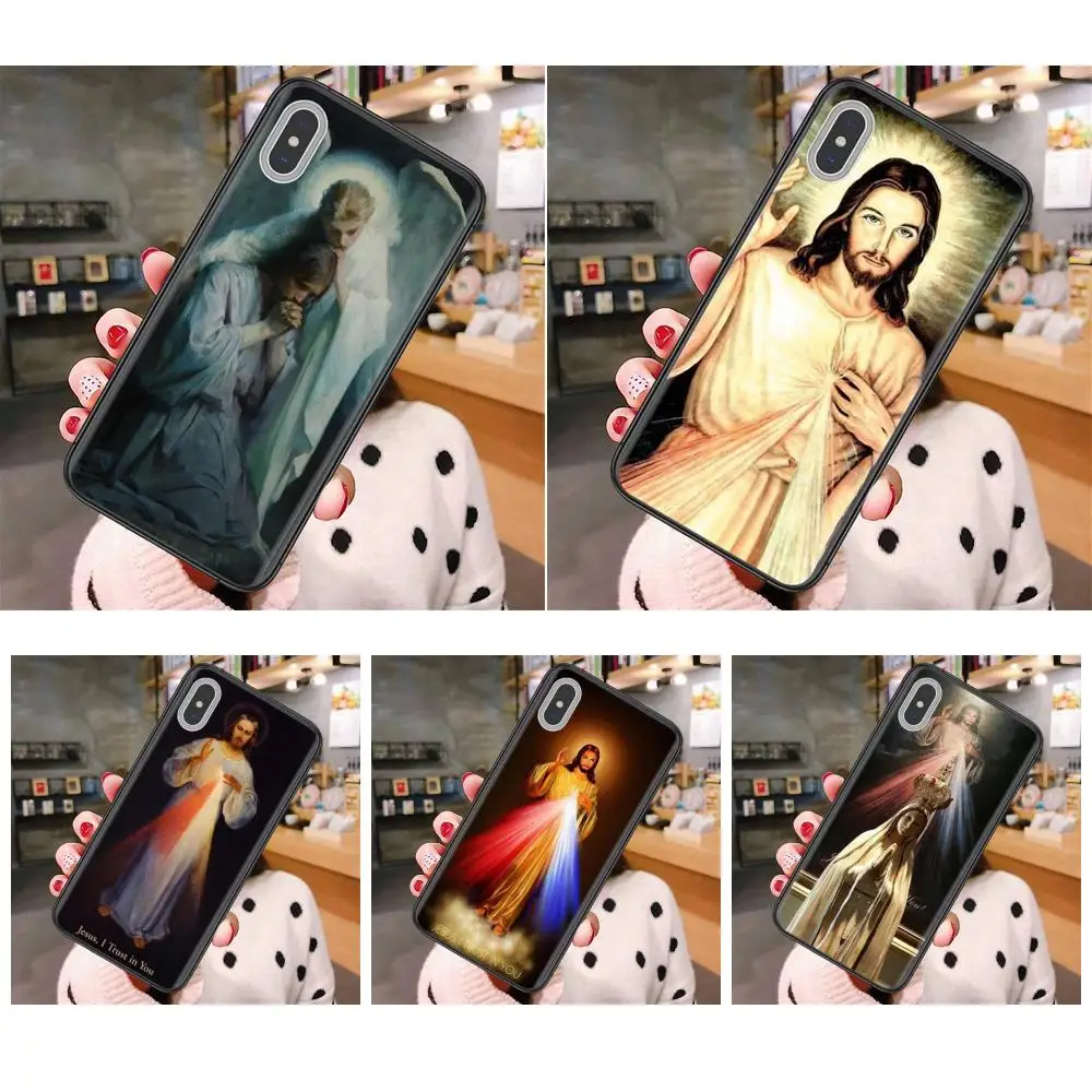 Божественное милосерждение Иисуса для Huawei Enjoy nova Youth 2 8 8e 9 9s 20 SE P8 Lite P smart Z Plus 2019 2020