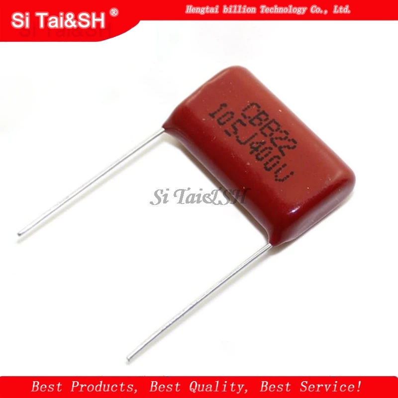 10 шт. 400V105 1 мкФ шаг 20 мм 400 В 105 1000NF CBB полипропиленовый пленочный конденсатор (art.: 3920cebc48cd7) - 3920cebc48cd7