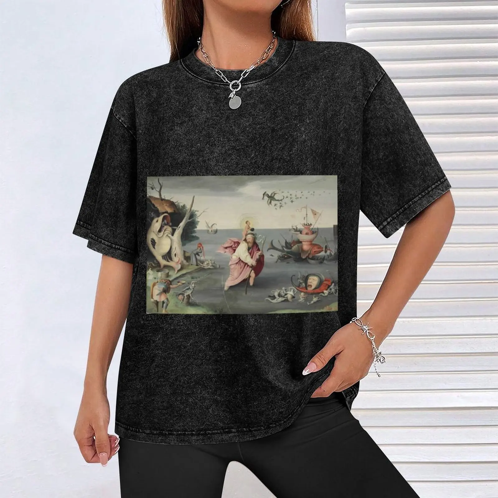 Детская футболка с изображением Иеромонуса Боста Святого Кристофера мужские