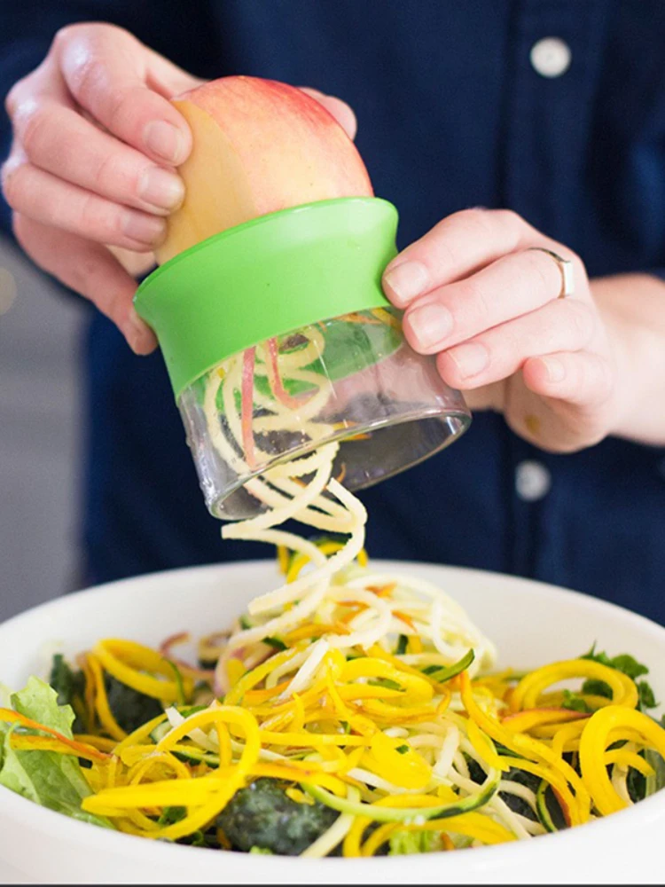 

Vegetable and Fruit Stainless Steel Grater Spiral Shredding Machine Melon and Fruit Cutting Strip Filament Strip Tool