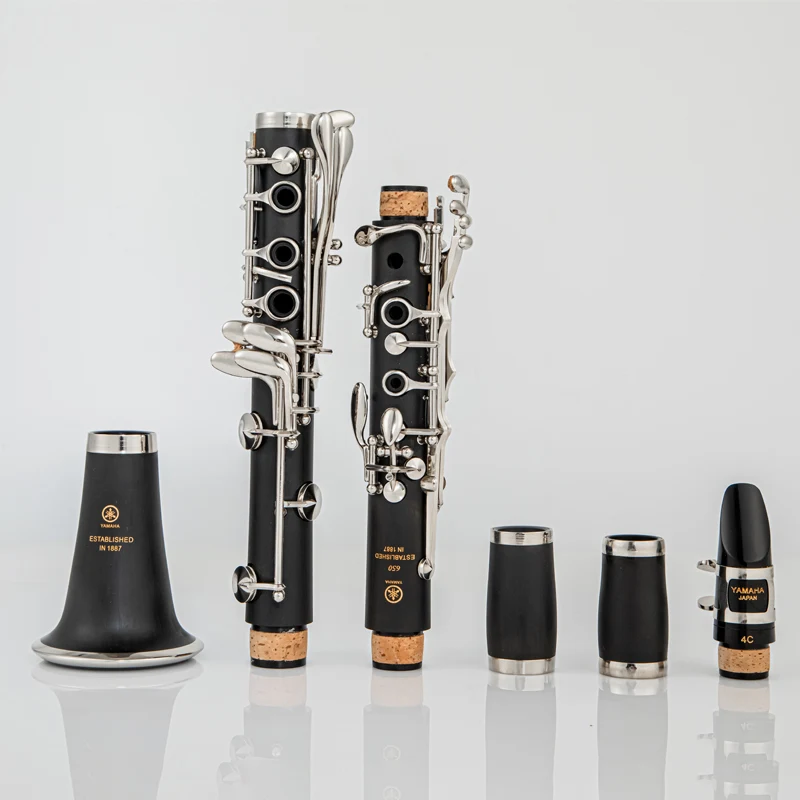 Фото Кларнет G Key, 17-клавишный Ebonite B-плоская настройка, гладкая поверхность, устойчивый к трещинам, профессиональный стиль, деревянный духовой инструмент №1