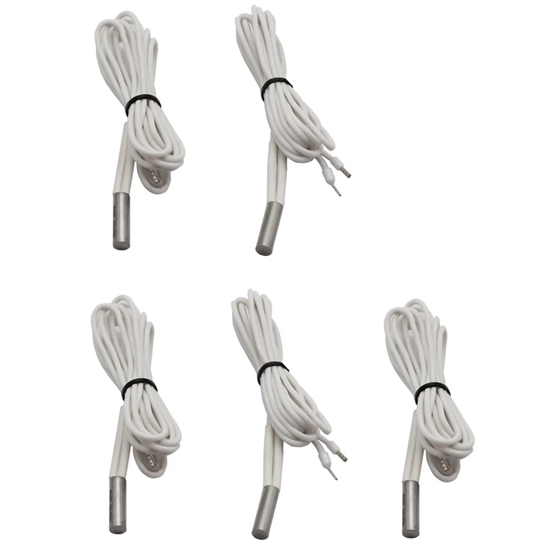 

3D Printer Accessories 24V 70W High Temperature Heating Tube 6X20mm For MK8 V6 Hotend MK9 CR-10 100Cm Long