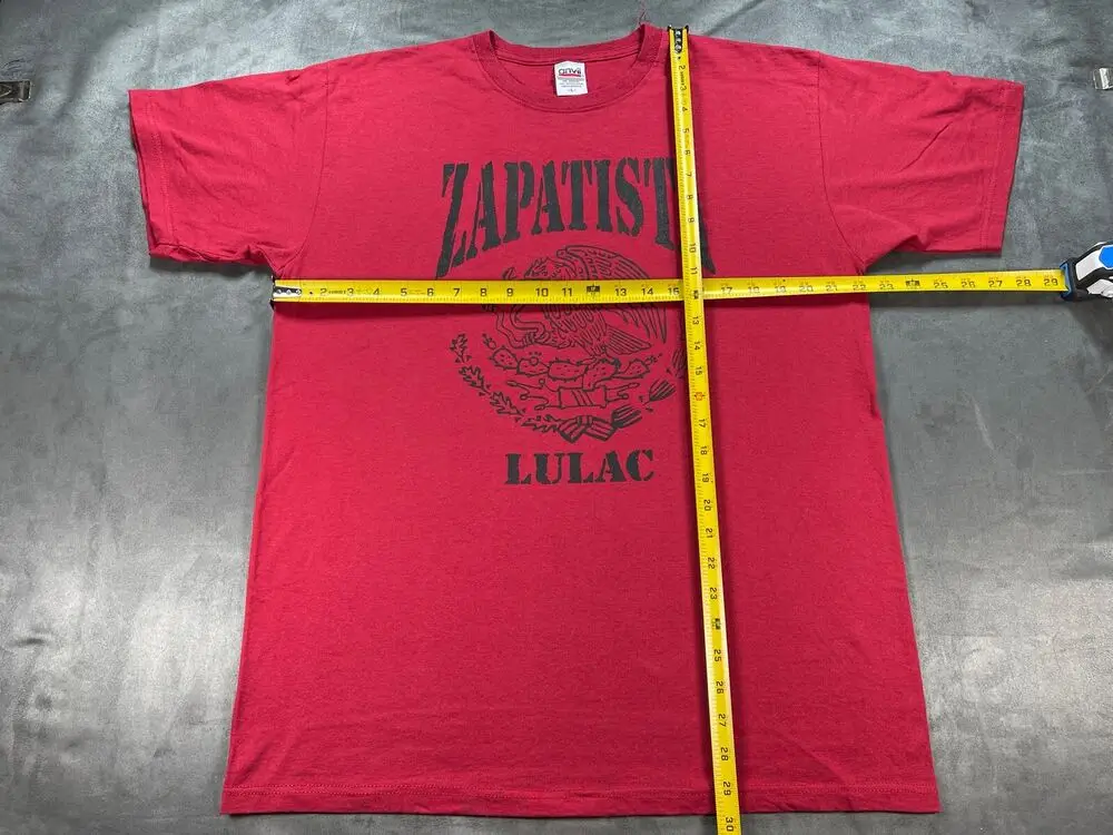 VTG y2K Zapatista LULAC рубашка Техас L League of United латиноамериканские граждане