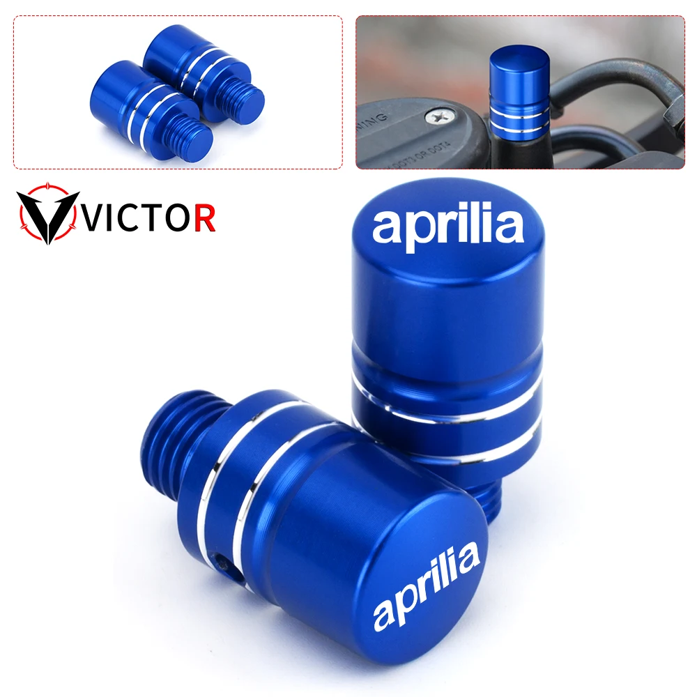 

For Aprilia Tuono V4 1100 SL 750 Shiver M10 Universal Motocycle Accessories CNC Mirrors Hole Plug Screws Cover Caps