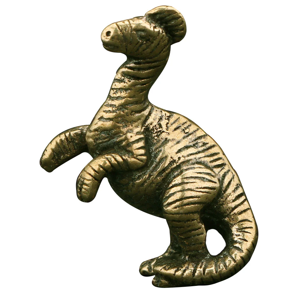 

Statue Brass Sculpture Animal Figurine Lucky Chinese Wealth Good Mini Figurines Figures Decor Fengshui Ornament Vintage Desktop