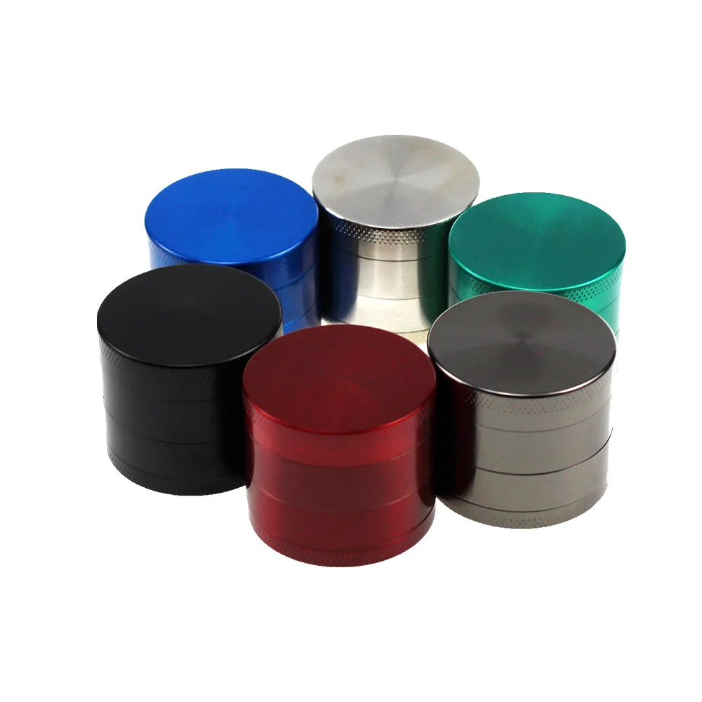 40/50mm 4-Layer Aluminum Weed Herbal Herb Tobacco Grinders Smoking Pipe Accessories Pipes Pipas Fumar |