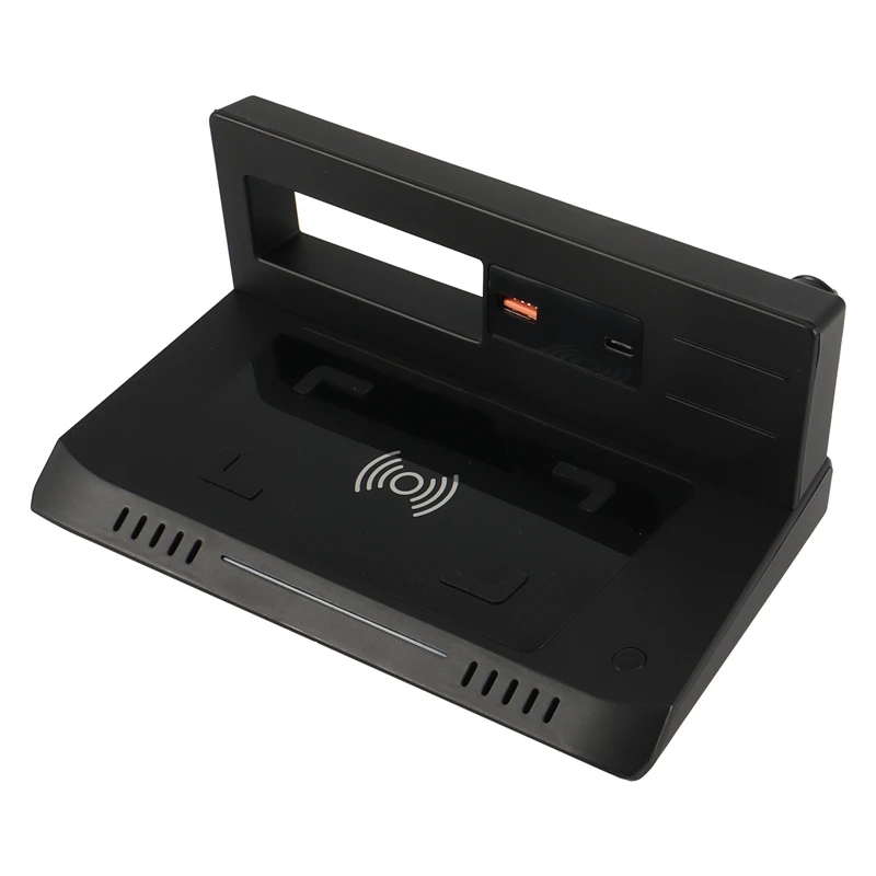 

15 Вт автомобильное беспроводное зарядное устройство Qi, зарядное устройство для телефона, зарядная пластина, держатель для телефона для TIGUAN ...