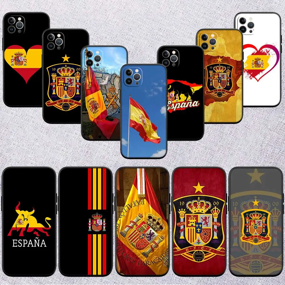 Фото Чехол для телефона с флагом Испании HY26 для Samsung Galaxy A11 A12 A13 A15 A52S A53 A55 A56 A70 A71 A72 A73 F06 F16 F56 S10 Plus S10e №1