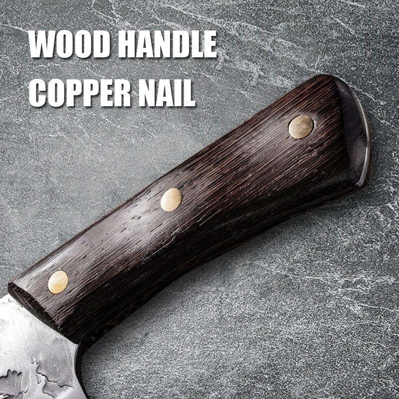 Нож шеф-повара 7 дюйма кованый нож для измельчения охотничий искусственный 7CR15