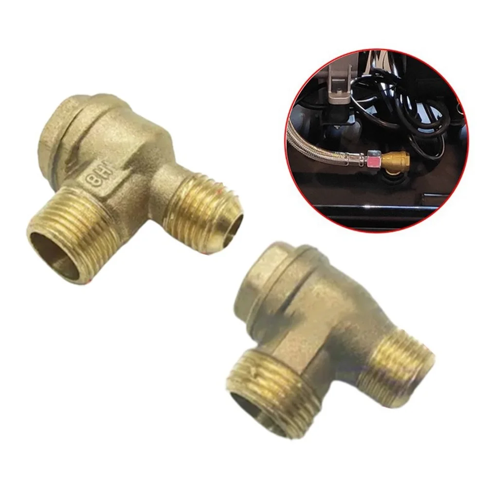 

2-Port Air Compressor Check Valve Brass 16x14mm/20x16mm/10*16*20/10*14*16 Male Thread For Oil-free Air Compressor Check Valve