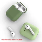 Мягкие силиконовые чехлы для Airpods1 2 силиконовый Bluetooth-Совместимый Чехол для гарнитуры для AirPods 1 2 Чехол для наушников зарядное устройство