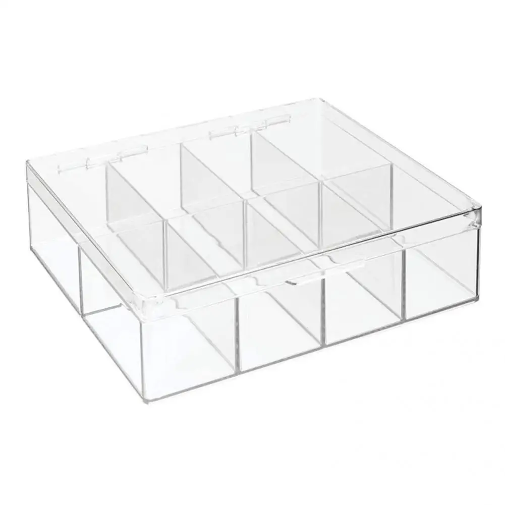 

Large Capacity Solid Color Burr Free Smooth Surface Tea Organizer Case for Kitchen