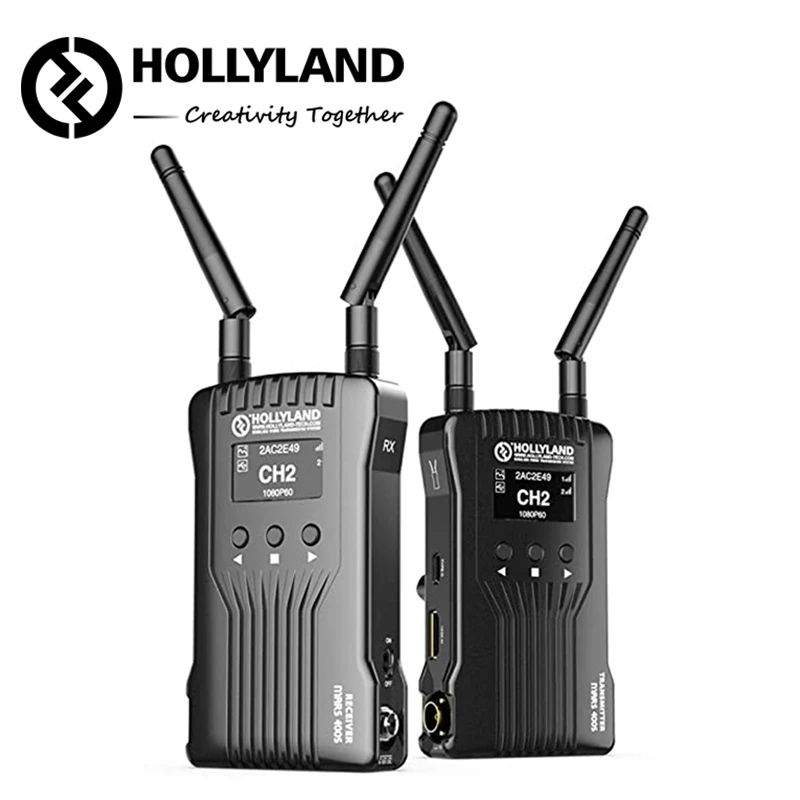 

Hollyland Mars 400S Wireless Video Transmitter 400ft Long Range 0.1s Low Latency For Film Shooting Sports Activities Live Show