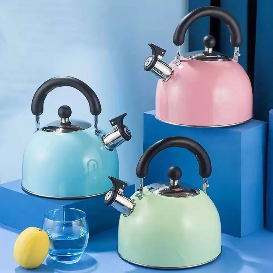 

3L 304 stainless steel kettle, large capacity whistle kettle, household kettle, induction cooker, gas universal