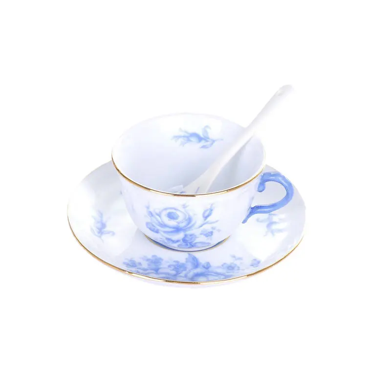 

Cupshe Tavern Cafe Ceramic Coffee Cups Home Decoration Porcelain Coffee Cup and Saucer Set Trendy Style Dining Table Tea Dish