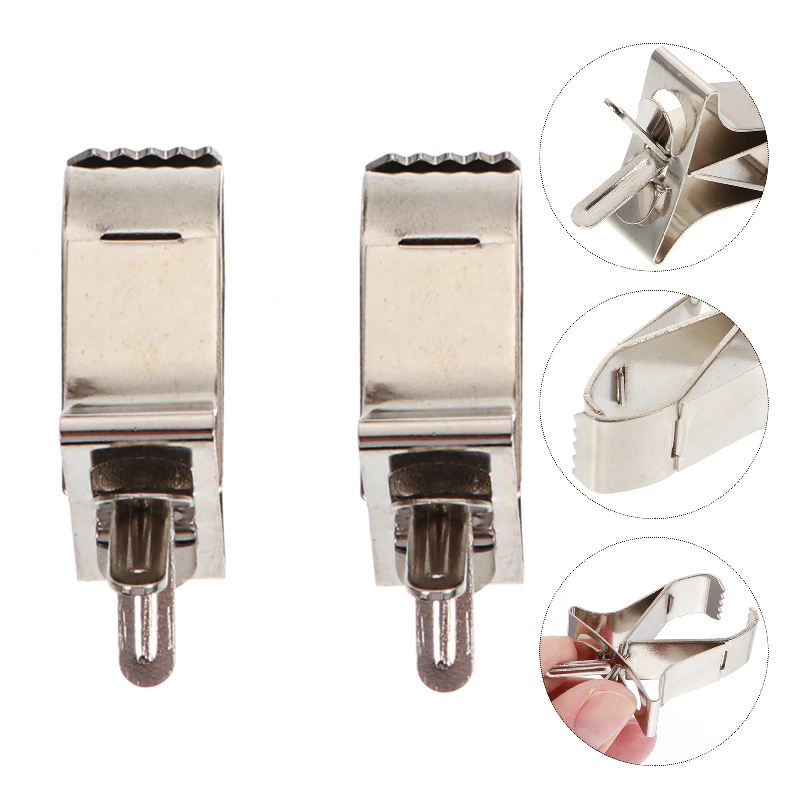 

2Pcs Clips Safe Nice Parrot Vegetable Clips Bird Cage Supplies Bird Cage Food Clamps for Parrot