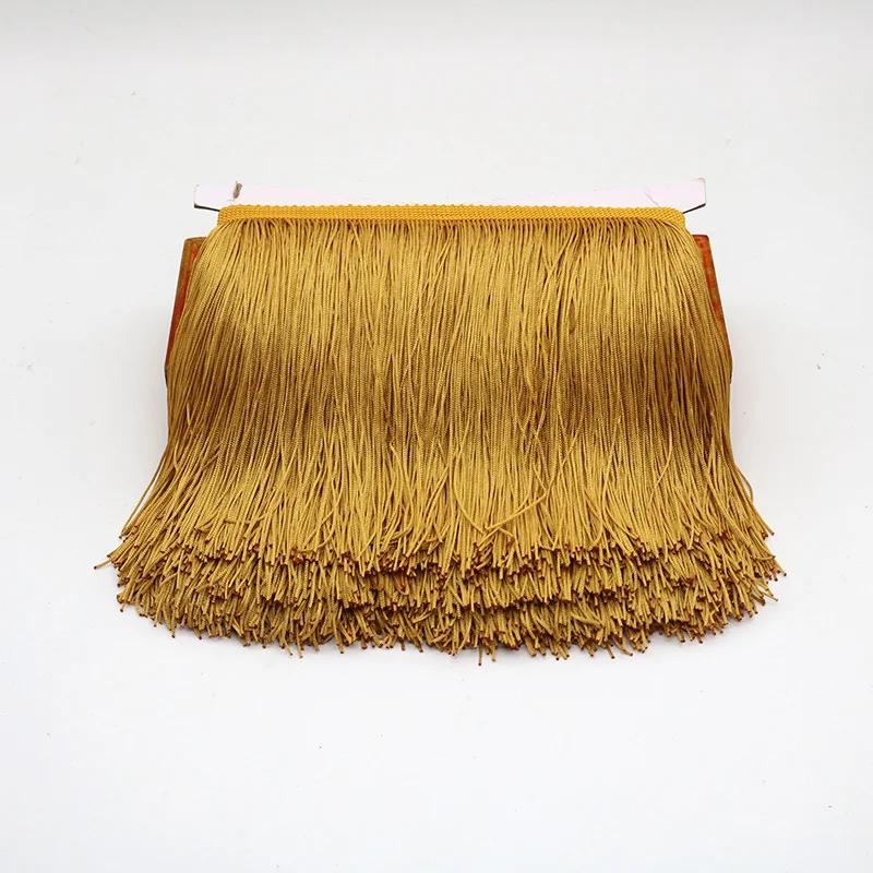 Кружевная бахрома с бахромой Полиэстеровая кружевная отделка лента для юбки