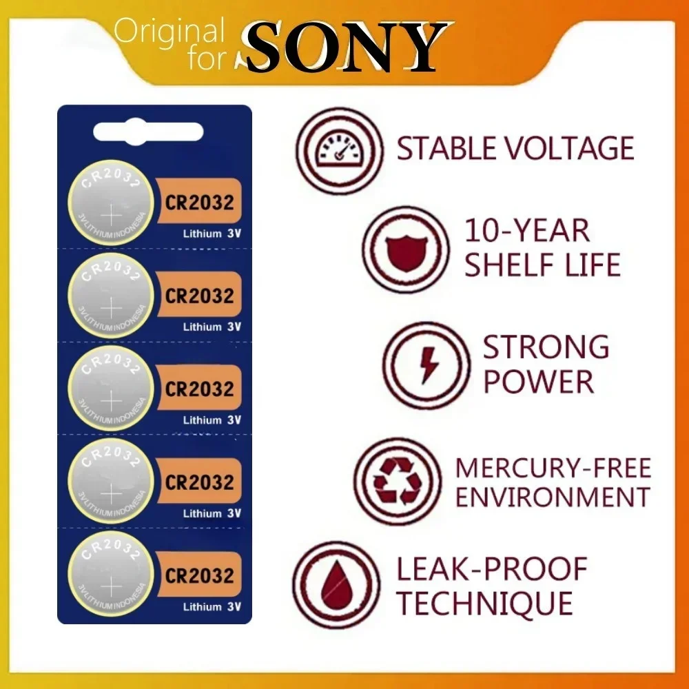 Пульт дистанционного управления для SONY CR2032 CR2025 CR2016 5 шт
