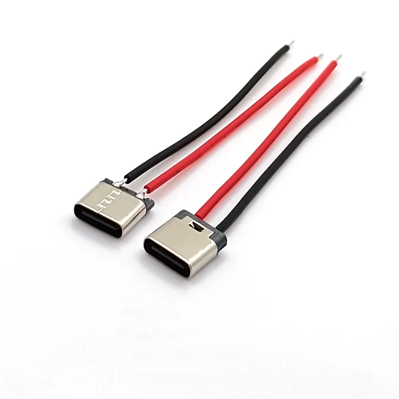 

5Pcs USB TYPE-C Block 2P welding Line Waterproof Tape Type C Only Rechargeable Port head TYC Electric Shaver