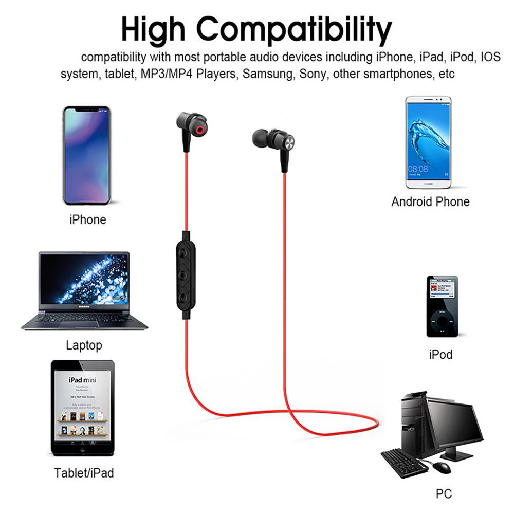 GR-A01 Bluetooth V4.2 Беспроводные наушники с защитой от пота и воды спортивные стерео