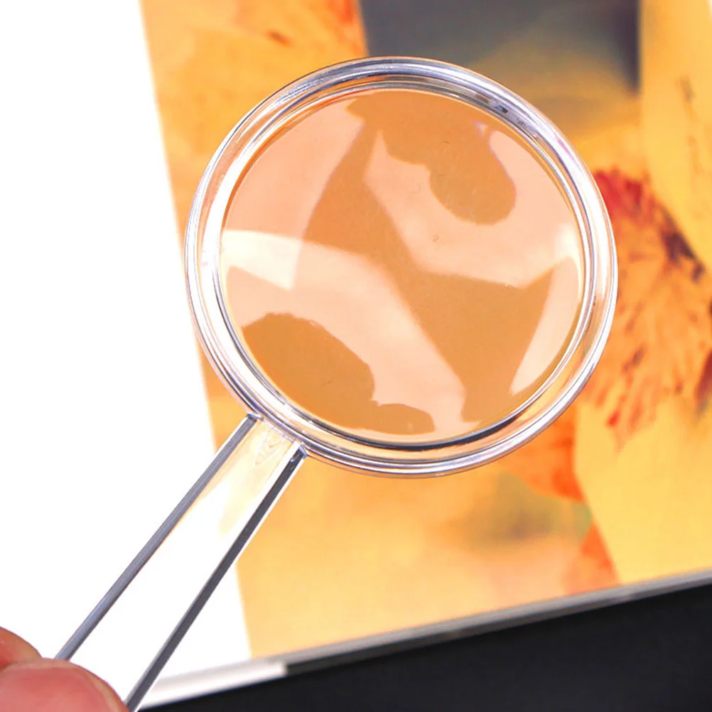 

8 Pcs Home Magnifying Glass Office Desk Kid Toys Toddler Elderly Portable Acrylic School